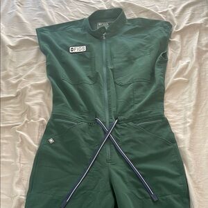 FIGS Women's Green Jumpsuit